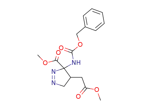 methoxycarbonylmethyl-3-benzyloxycarbamide-3-carbomethoxy-Δ<sup>1</sup>-pyrazoline