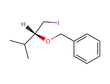 Benzene, [[1-(iodomethyl)-2-methylpropoxy]methyl]-, (R)-