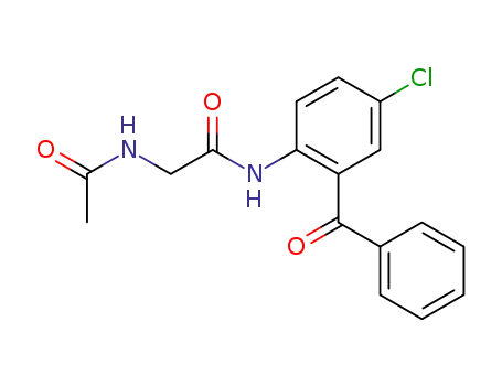 N~2~-acetyl-N-(2-benzoyl-4-chlorophenyl)glycinamide