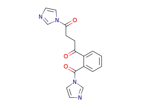 Molecular Structure of 97204-51-8 (1-[2-(Imidazole-1-carbonyl)-phenyl]-4-imidazol-1-yl-butane-1,4-dione)