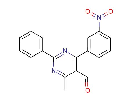 5-formyl-6-methyl-4-(3-nitrophenyl)-2-phenylpyrimidine