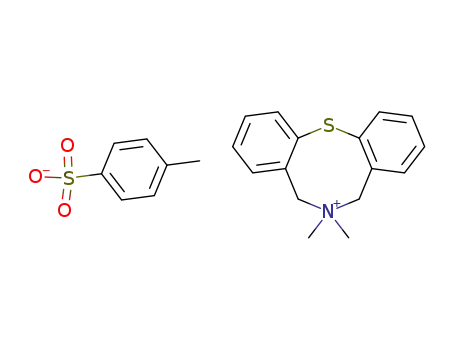 N,N-dimethyl-5H,7H-dibenzo<b,g><1,5>thiazocinium tosylate