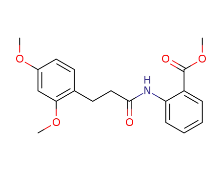 methyl N-<3-(2,4-dimethoxyphenyl)propanoyl>anthranilate