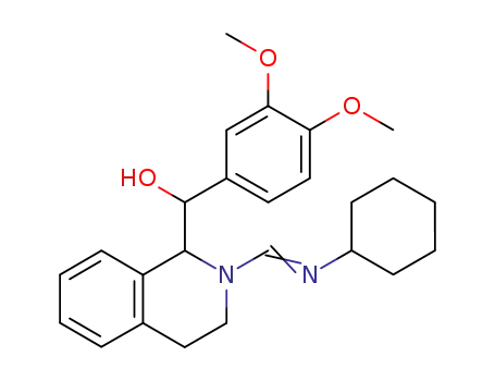 {2-[(E)-Cyclohexyliminomethyl]-1,2,3,4-tetrahydro-isoquinolin-1-yl}-(3,4-dimethoxy-phenyl)-methanol