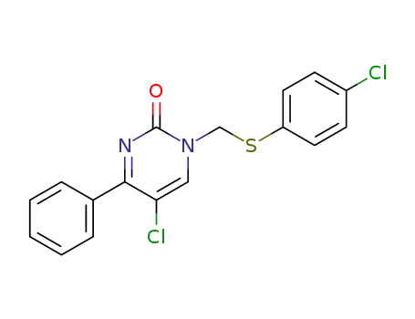 5-chloro-1-(4-chlorophenylthiomethyl)-4-phenylpyrimidin-2(1H)-one