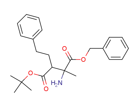 2-Amino-2-methyl-3-phenethyl-succinic acid 1-benzyl ester 4-tert-butyl ester
