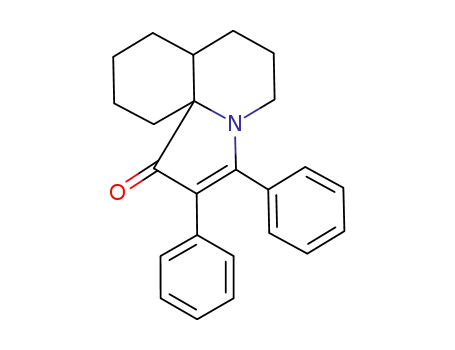 5,6-Tetramethylen-2,3-diphenyl-1-azabicyclo<4.3.0>non-2-en-4-on