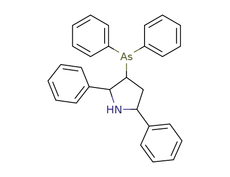 Molecular Structure of 61193-46-2 (Pyrrolidine, 3-(diphenylarsino)-2,5-diphenyl-)