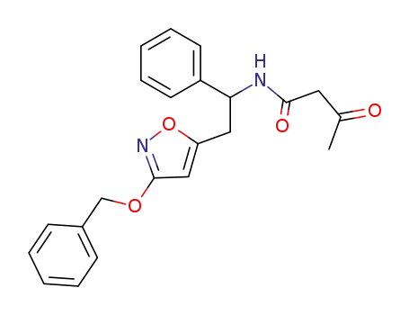 (RS)-N-<2-(3-benzyloxyisoxazol-5-yl)-1-phenylethyl>-3-oxobutyramide