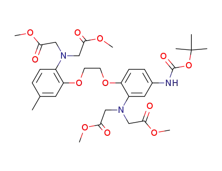 [(2-{2-[2-(Bis-methoxycarbonylmethyl-amino)-5-methyl-phenoxy]-ethoxy}-5-tert-butoxycarbonylamino-phenyl)-methoxycarbonylmethyl-amino]-acetic acid methyl ester