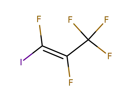 Molecular Structure of 102682-82-6 (1-Propene, 1,2,3,3,3-pentafluoro-1-iodo-, (E)-)