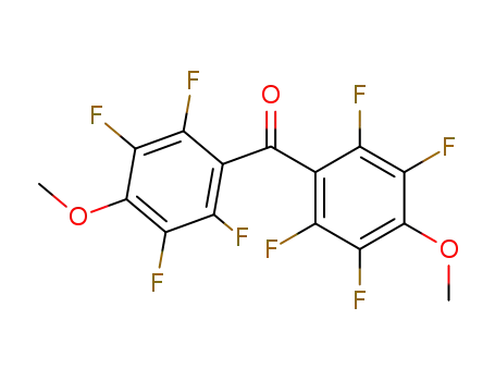 Molecular Structure of 22593-63-1 (Bis-4,4'-methoxyoctafluorbenzophenon)