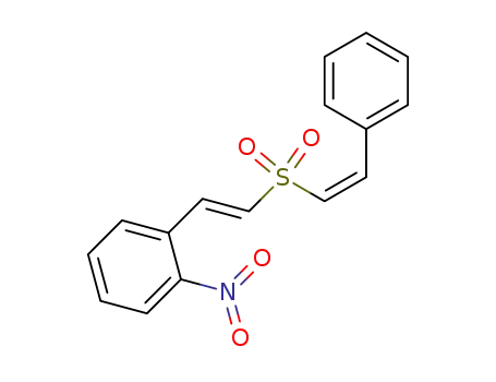 Benzene, 1-nitro-2-[2-[(2-phenylethenyl)sulfonyl]ethenyl]-, (Z,E)-