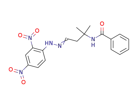 N-{3-[(2,4-Dinitro-phenyl)-hydrazono]-1,1-dimethyl-propyl}-benzamide