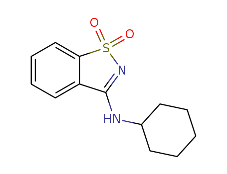 1,2-Benzisothiazol-3-amine,N-cyclohexyl-, 1,1-dioxide cas  7668-22-6