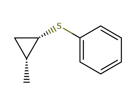 Molecular Structure of 63365-89-9 (Benzene, [(2-methylcyclopropyl)thio]-, cis-)