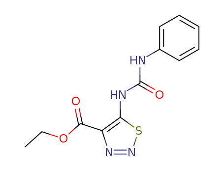ethyl 5-(3-phenylureido)-1,2,3-thiadiazole-4-carboxylate