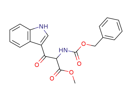 methyl N-carbobenzyloxy-β-oxotryptophanate
