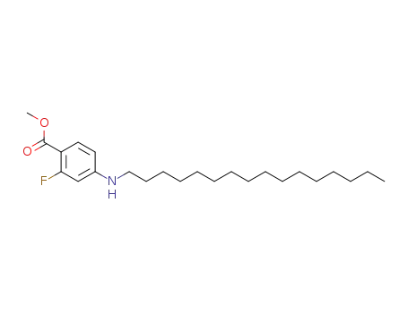 2-Fluoro-4-hexadecylamino-benzoic acid methyl ester