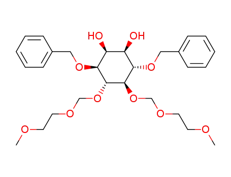 (1R,2S,3S,4R,5R,6S)-3,6-Bis-benzyloxy-4,5-bis-(2-methoxy-ethoxymethoxy)-cyclohexane-1,2-diol