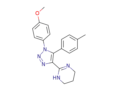 1-(p-methoxyphenyl)-4-(2-tetrahydropyrimidinyl)-5-(p-methylphenyl)-1,2,3-triazole