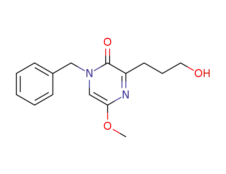 1-benzyl-3-(3'-hydroxypropyl)-5-methoxypyrazin-2(1H)-one