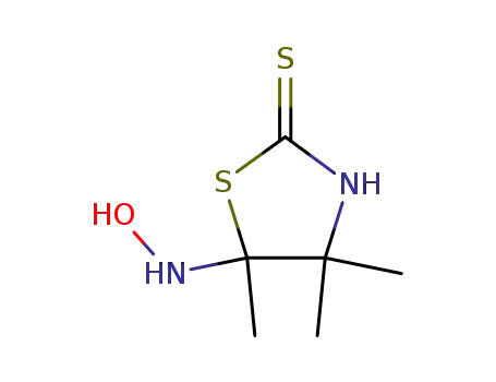 2-Thiazolidinethione, 5-(hydroxyamino)-4,4,5-trimethyl-