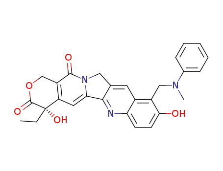 10-hydroxy-9-[(N-methylanilino)methyl]-(20S)-camptothecin