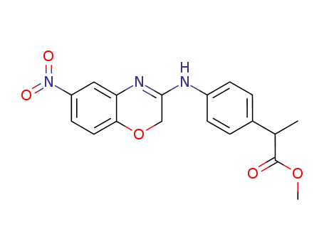 Methyl alpha-methyl-4-((6-nitro-2H-1,4-benzoxazin-3-yl)amino)benzeneacetate