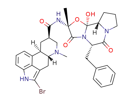 Molecular Structure of 74569-80-5 (2-bromo-9,10-dihydro-α-ergotamine)