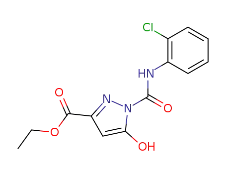 1-(2-Chloro-phenylcarbamoyl)-5-hydroxy-1H-pyrazole-3-carboxylic acid ethyl ester