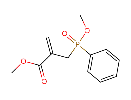 2-(Methoxy-phenyl-phosphinoylmethyl)-acrylic acid methyl ester