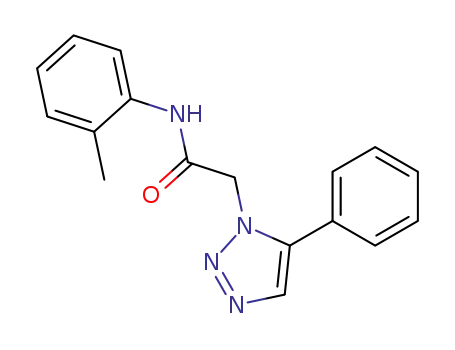 2-(5-Phenyl-[1,2,3]triazol-1-yl)-N-o-tolyl-acetamide