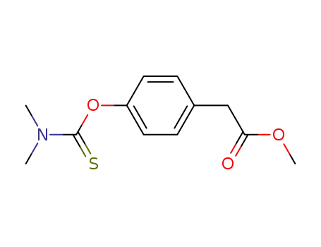 (4-Dimethylthiocarbamoyloxy-phenyl)-acetic acid methyl ester