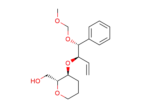 (2R,3S)-2-methanol-3-<2-((1-phenyl-1-methoxymethoxy)but-3-en)yloxy>-3,4,5,6-tetrahydro-2H-pyran
