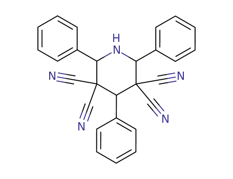 3,3,5,5-Tetracyano-2,4,6-triphenylpiperidine