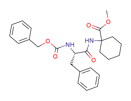 1-((S)-2-Benzyloxycarbonylamino-3-phenyl-propionylamino)-cyclohexanecarboxylic acid methyl ester