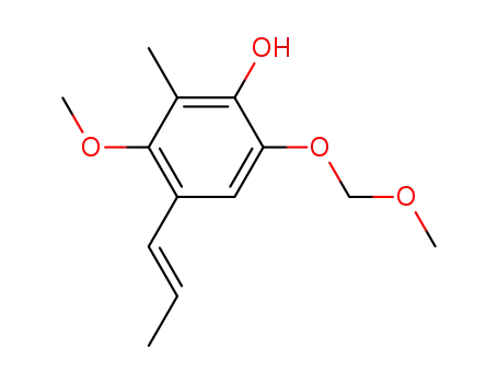 3-Methoxy-6-methoxymethoxy-2-methyl-4-((E)-propenyl)-phenol