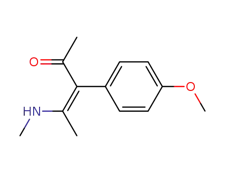 Z-<3-(4-methoxyphenyl)-(4-methylamino)>-3-penten-2-on