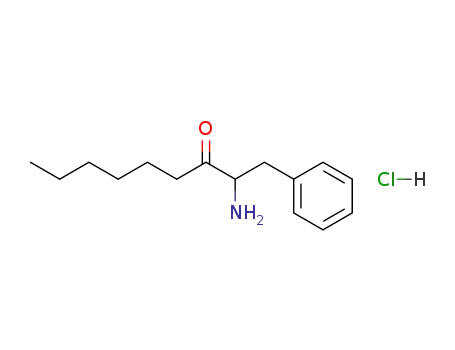 Molecular Structure of 153788-04-6 (2-amino-1-phenylnonan-3-one hydrochloride)