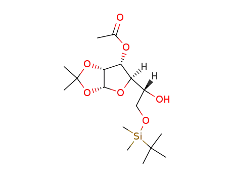 3-O-acetyl-6-O-t-butyldimethylsilyl-1,2-O-isopropylidene-α-D-allofuranose