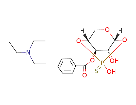1,4-cyclothionephosphate-3-benzoylxylopyranoside triethylammonium salt
