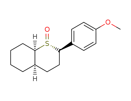 (1S,2R,4aR,8aR)-2-(4-Methoxy-phenyl)-octahydro-thiochromene 1-oxide