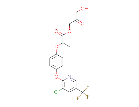Propanoic acid,
2-[4-[[3-chloro-5-(trifluoromethyl)-2-pyridinyl]oxy]phenoxy]-,
3-hydroxy-2-oxopropyl ester
