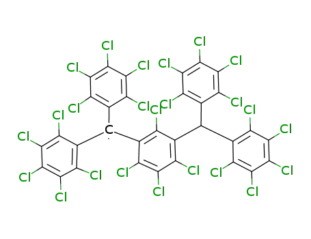 2,4,5,6-tetrachloro-α,α,α',α'-tetrakis(pentachlorophenyl)-m-xylyl radical