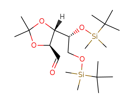 4,5-Di-O-(tert-butyldimethylsilyl)-2,3-O-isopropylidene-D-arabinose
