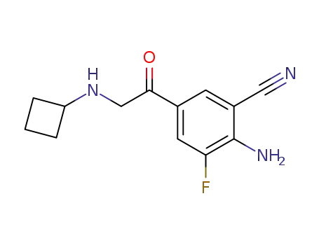 4'-amino-3'-cyano-2-cyclobutylamino-5'-fluoroacetophenone