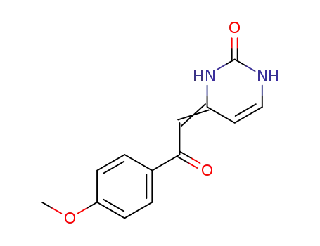 4(3H)-<(4-Methoxybenzoyl)methenyl>-2(1H)-pyrimidinone