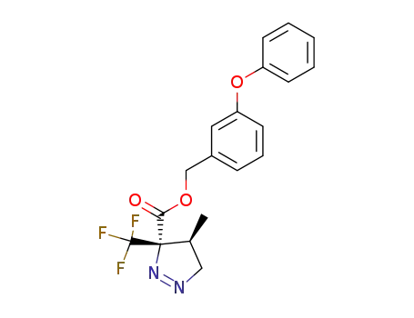 (3S,4S)-4-Methyl-3-trifluoromethyl-4,5-dihydro-3H-pyrazole-3-carboxylic acid 3-phenoxy-benzyl ester