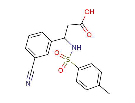 3-(3-Cyano-phenyl)-3-(toluene-4-sulfonylamino)-propionic acid